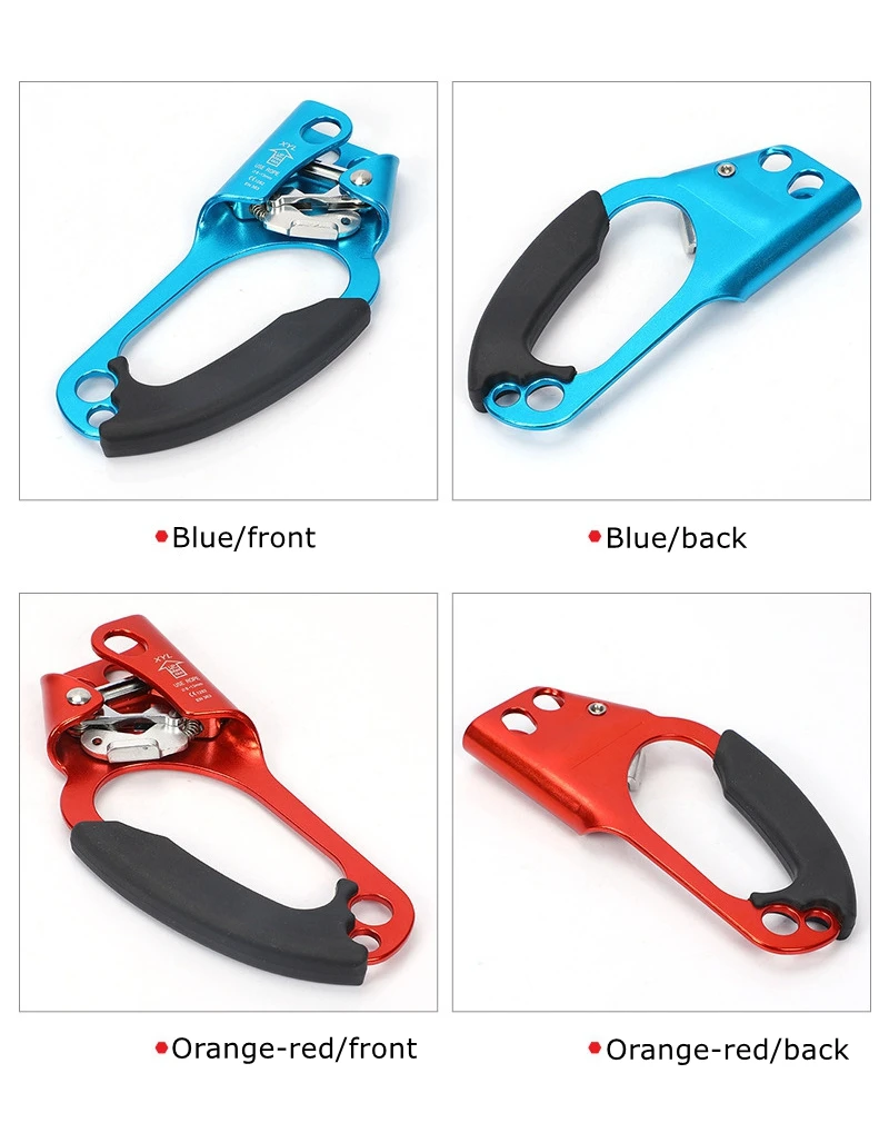 Lightweight Handheld Climbing Ascender, Right/Left-Hand for High Altitude Operation, Hiking and Rock Climbing Gear
