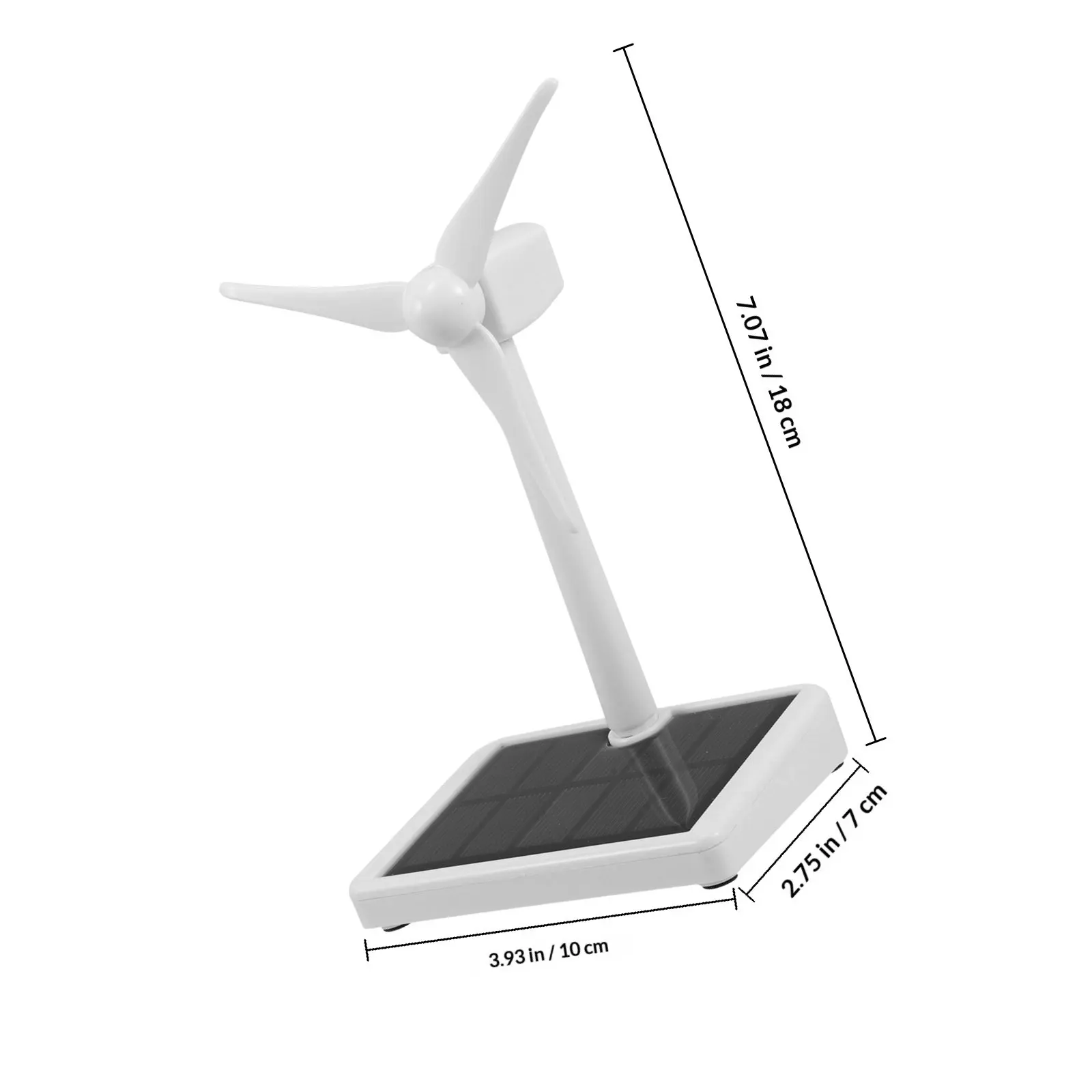 Solar Powered Fan 3D Windmill Science Kit Educational Energy Teaching Toy Desk Home Decor for Kids