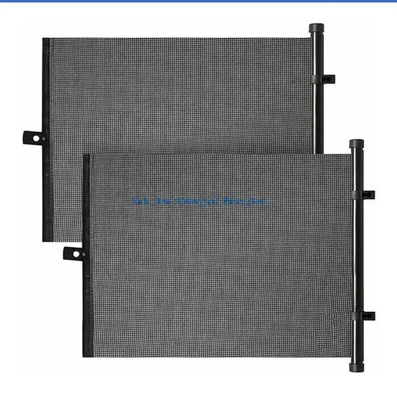 P9FD Car Curtain Retractable Side Window Sun Shade with Suction Cup Car Window Roller Shades for Baby in Car Block Rays