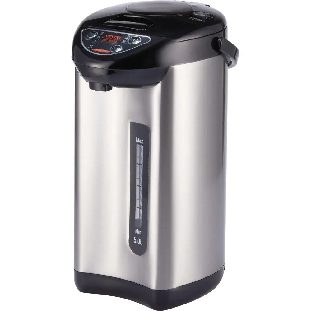 

Adjustable Temperature Hot Water Dispenser 304 Stainless Steel 5L Water Boiler 3Way Dispense for Coffee Baby Formula