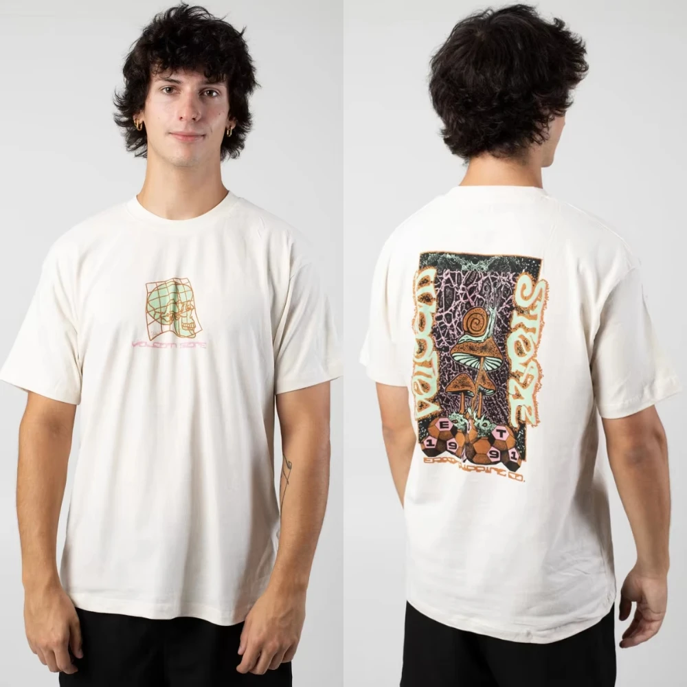 2026 Kids Adults Vintage Skate T-Shirt Dark Gothic Graphic Print Loose Short Sleeve Streetwear Tee