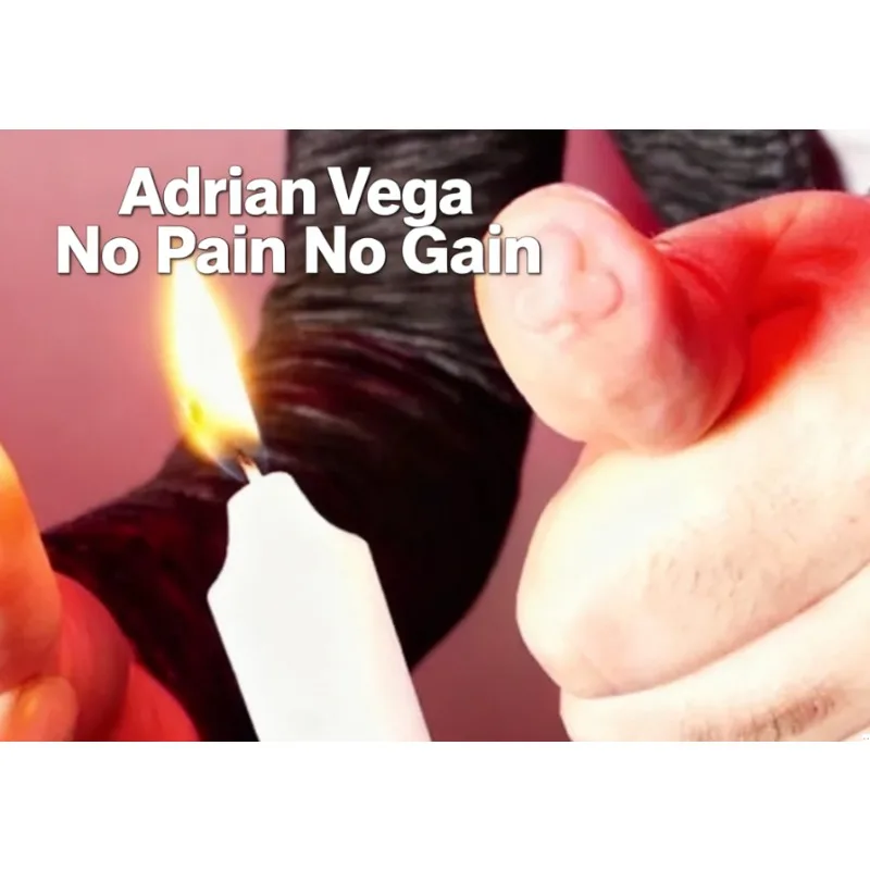 No Pain No Gain by Adrian Vega Card Magic Trick Close-Up Illusion Prop for Magicians Funny Street Magic Gimmick Beginner Tool