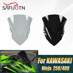 Ninja400 Ninja250 Windschutzscheibe Windschutz FĂŒr Kawasaki Ninja 400 250 2018-2023 Motorrad Wind Bildschirm Schild Deflektor Zubehör