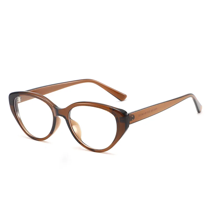 525 مللي متر جديد نظارات سوداء عين القط مكافحة الضوء الأزرق غير وصفة طبية موضة نظارات للقراءة قصر النظر مخصص