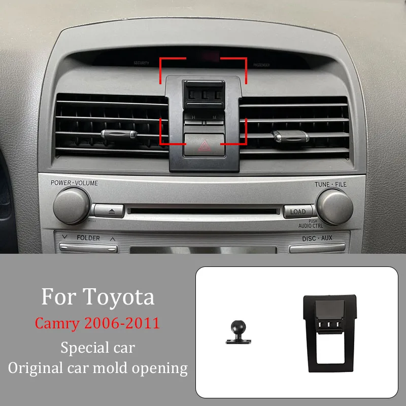 

For Toyota Camry 2006-2011 Car Phone Holder Wireless Charger Automatic Navigation Bracket