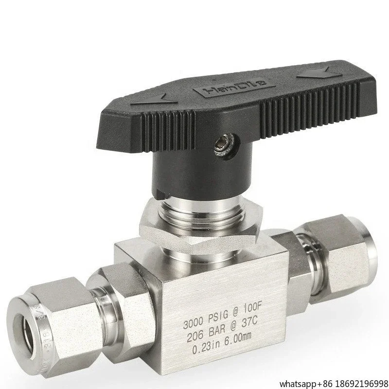 316 Cartridge Ball Valve Stainless Steel Cartridge Metric Imperial Through Boutique Valve Hydrogen 1/4 8mm 1/2 Ball Valve