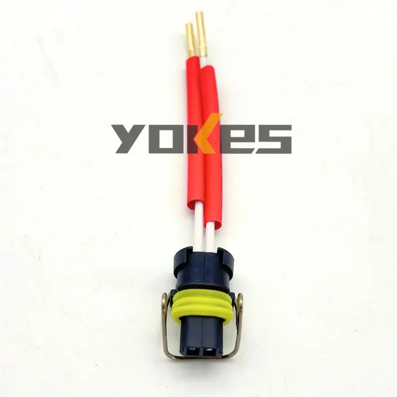 366-9748 3669748 Engine C7 C9 2pin Fuel Injector Wiring Harness Connector Plug For Caterpillar Parts Excavator Accessories