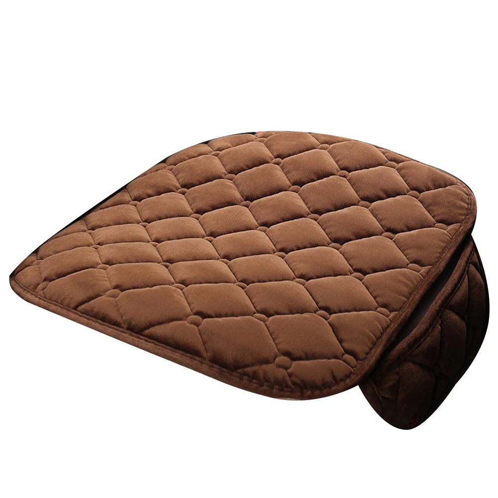 وسادة كرسي السيارة وسادة السيارة سهلة التركيب وسهلة التنظيف من القطيفة المقاومة للانزلاق الدافئة ومقاومة التآكل وإكسسوارات السيارات