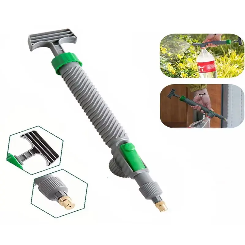 NEW Upgrade High-Pressure Water Gun Sprayers Adjustable Drink Bottle Spray For Plastic Spray Bottle Garden Yard Plants Watering view 5