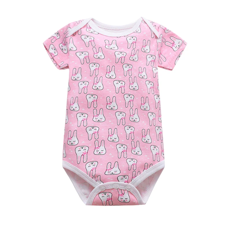 wholesale Newborn Bodysuit Baby Clothes Cotton Body Baby Short Sleeve Underwear Infant Boys Girls Clothing Baby\'s Sets