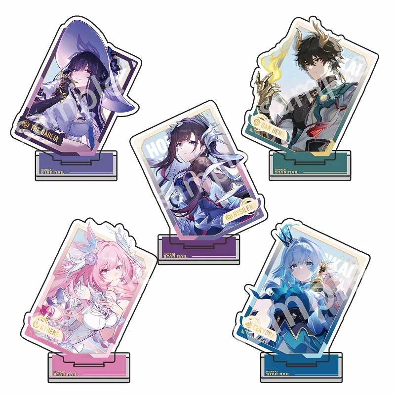 

10cm Honkai Star Rail Official Merch miHoYo Original XJLX 2 Series Acrylic Stand 10cm Aventurine Sunday Robin key chain
