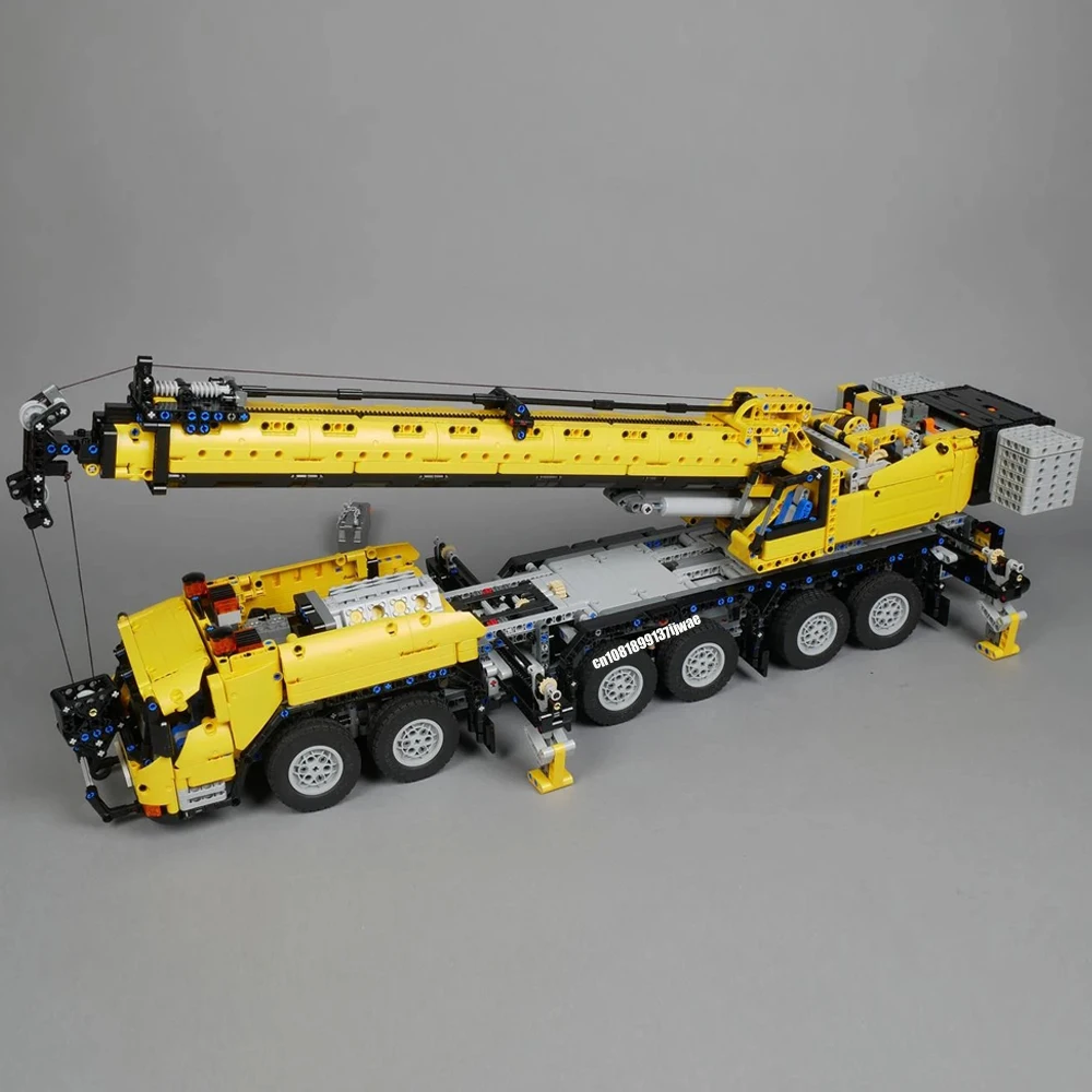 NEW 3593PCS MOC city Engineering Series Grove GMK6400 Mobile Crane model DIY creative ideas child Toy Gift Technology Blocks