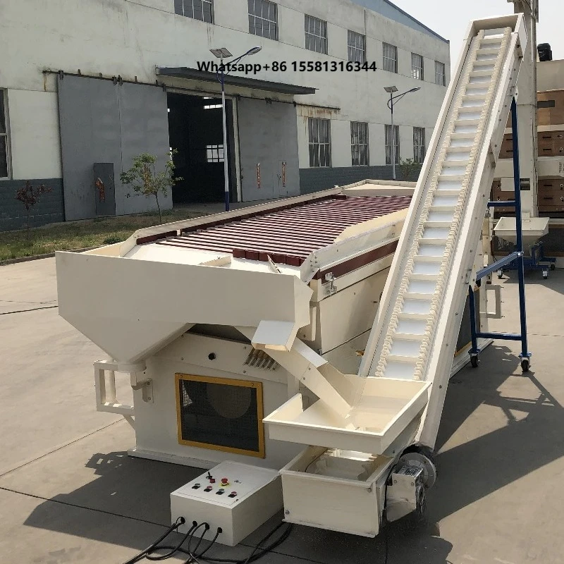 High Precision Airflow Gravity Separator Machine 10 T/H, for Grain Cleaning Rice Wheat Bean Seed, Air Gravity Seed Cleaner