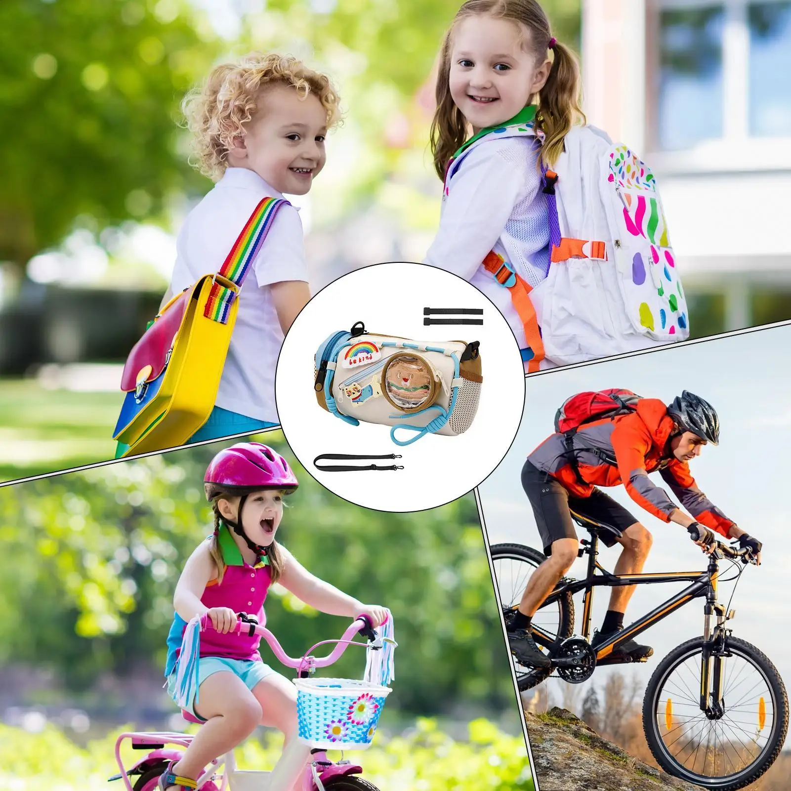 

Передняя сумка для велосипеда, 2 л, водонепроницаемая сумка на руль велосипеда, органайзер для велосипедного хранения, сумка для путешествий, женщин и мужчин, дорога, горный туризм