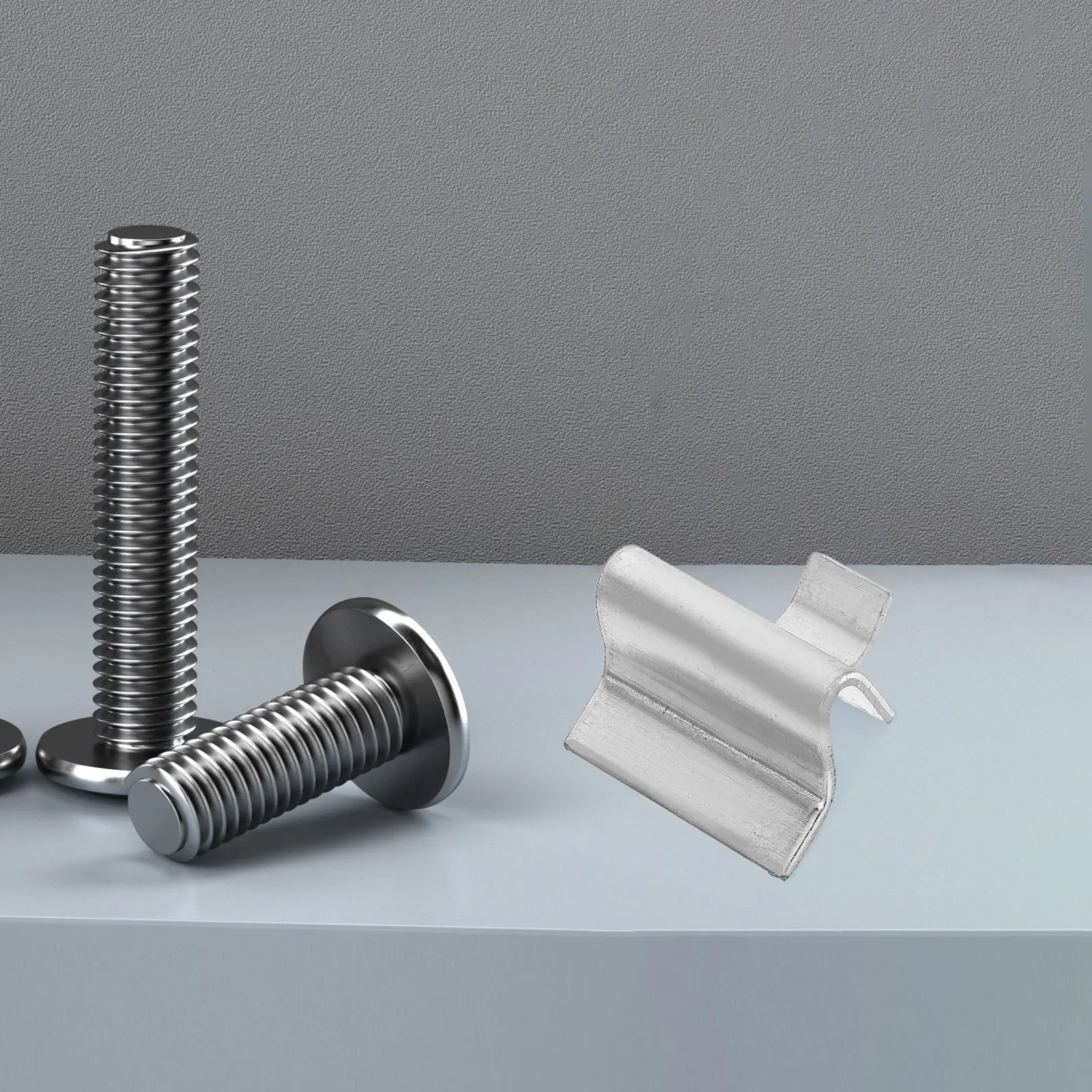 10Pcs Metal Shelf Clasps Unique Clip Design Easy Install Shelf Support Pegs for Office School Home Metal Cabinet Storage Unit