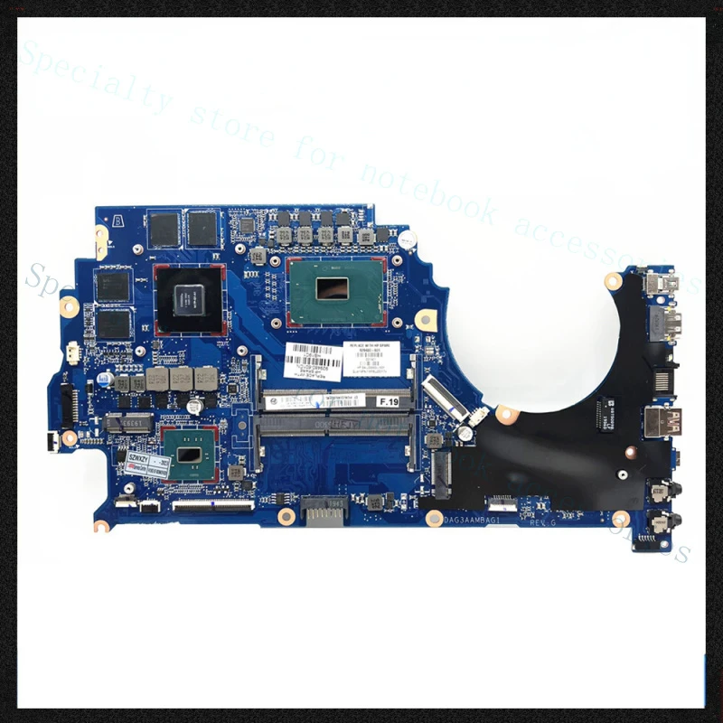 

A+ For HP OMEN 15-CE TPN-Q194 Motherboard I5-7300HQ CPU GTX1050TI 4GB DAG3AAMBAG1