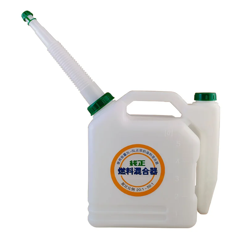2ストロークプロポーショニングポット芝刈り機用、厚みのある大容量混合オイルドラム、オイル充填ノズルアクセサリー