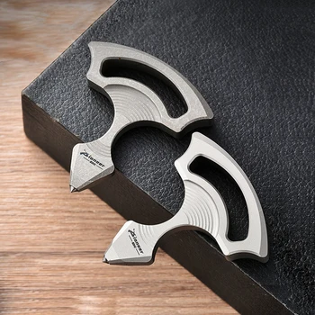 Multifunktionale Selbstverteidigungswerkzeuge aus Titanlegierung, Notfall-Fensterbrecher, Schlüsselanhänger für Reisen, Outdoor, Überlebensbedarf