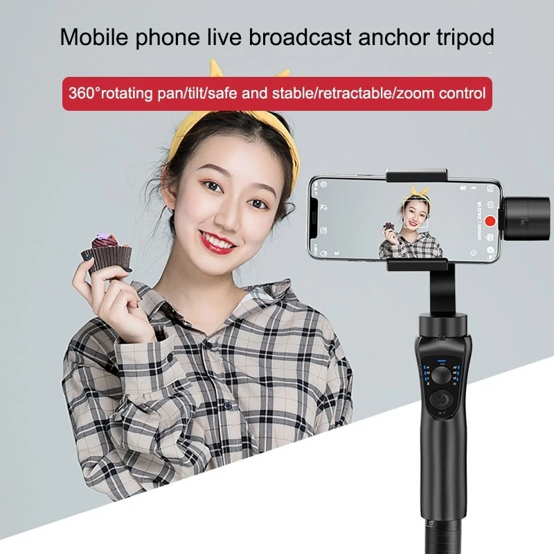 S5 / S5B Upgrade Mobile Phone Stabilizer Three-axis Anti-shake Handheld Gimbal Selfie Sticks For Xiaomi Iphone Samsung Camera