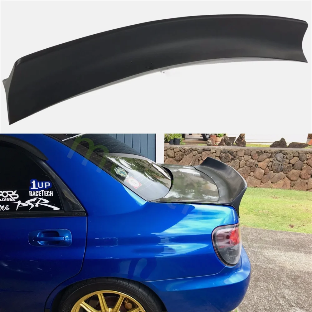 

Rear JDM Boot Trunk Ducktail Spoiler Wing Lid Lip (For Subaru Impreza 02-07)