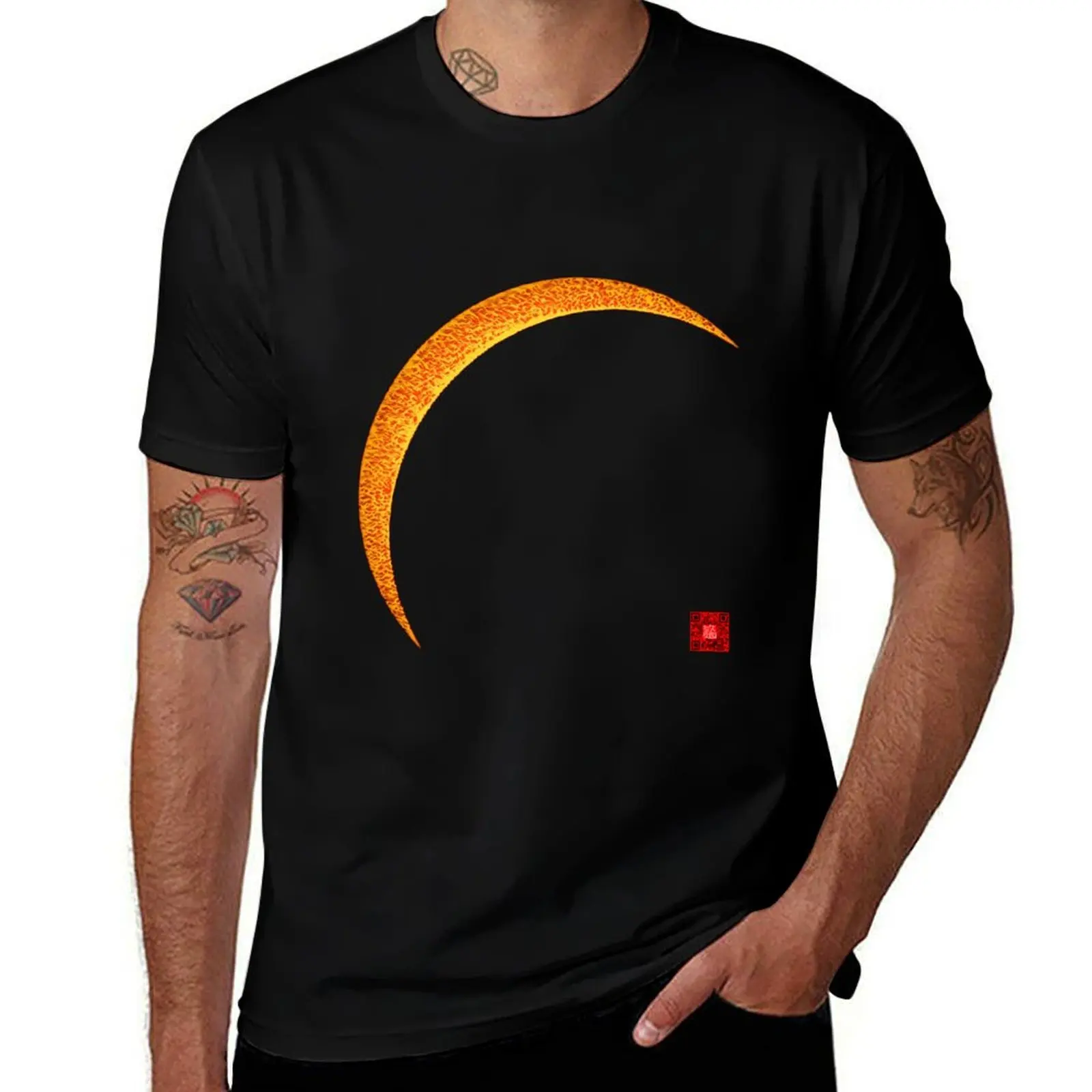 

Sun Sliver T-Shirt cotton man t-shirts funny meme t-shirts anime clothes t shirts for men graphic