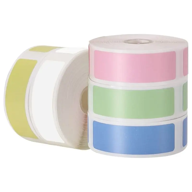 

A01E-Labels Maker Tape Adapted Label Print Paper For D110 Label Maker, Waterproof Labels Sticker 5 Roll For NIIMBOT D11