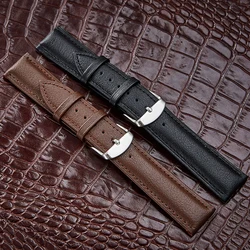 Watch strap 12mm 14mm 16mm 18mm 20mm 22mm 24mm cowhide waterproof Male/female watch accessories smart watch band UTHAI