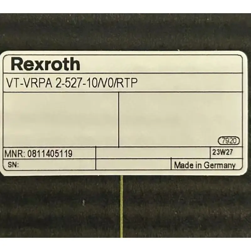 

Новый усилитель 0811405119 VT-VRPA2-527-10/V0/RTP для быстрой доставки