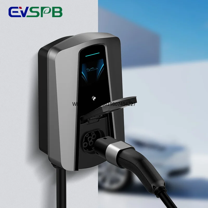 Public Use Untethered Wall-mounted Charger 32A 3 Phase Ocpp 1.6J Wallbox 22kw Ev Wall Charger Type 2 Ev Charging Station With 4G