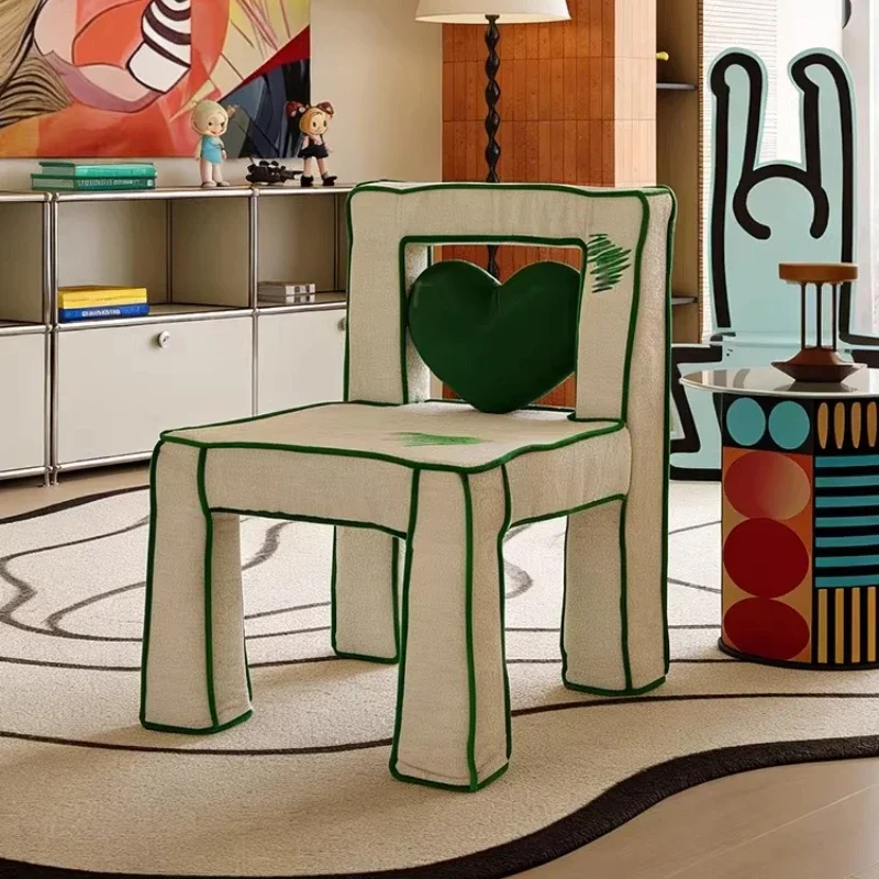 Sillas de comedor sencillas de lujo, muebles de diseño francés, Sillas nórdicas, Sillas ergonómicas modernas para comedor, muebles para comedor