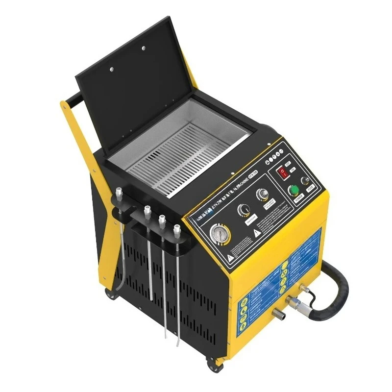 

HTS708 Обновленная машина для очистки сухим льдом Двигатель Дроссельная заслонка Угольный очиститель Дробилка Мойка высокого давления 110 В/220 В