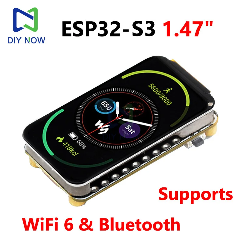 ESP32-S3 1.47 بوصة شاشة الكريستال السائل مجلس التنمية 172 × 320 يدعم واي فاي وبلوتوث ESP32 1.47 بوصة شاشة الكريستال السائل نوع-C #1