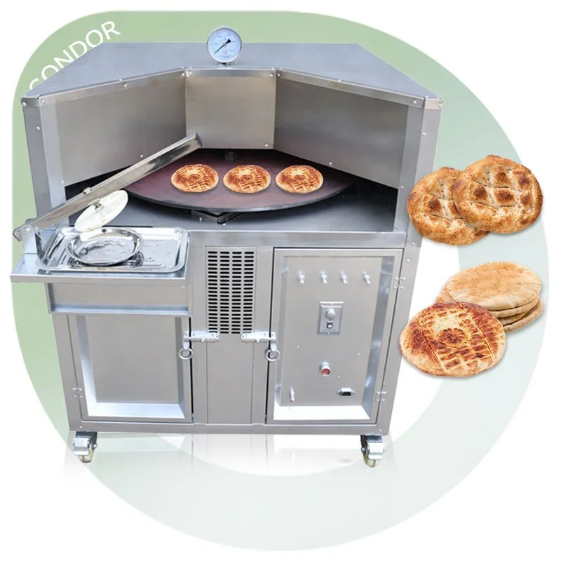 

Long Automatic Tandoori Machine Usaha Roti Rotary Small Arabic Pita Bread Oven