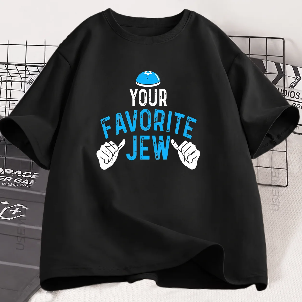 Funny T-Shirt Men and Women Summer Short-sleeved Printed T-shirt Streetwear Crewneck Casual Tshirt Jewish Humor Graphic Tee