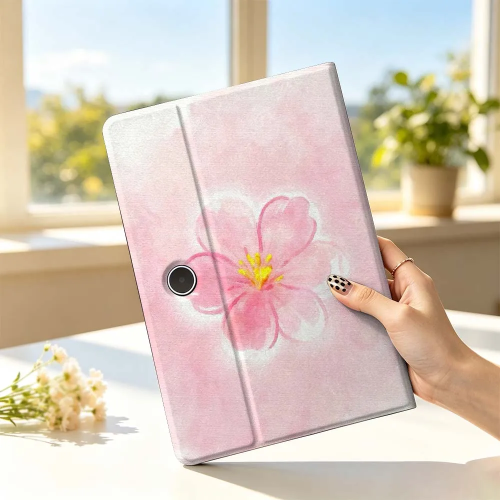 Beautiful Pink Flower For OPPO VIVO IQOO OnePlus Realme Pad 3 Pro 13 12.1 11.61 11.4 10.36 11 inch Tablet Case Soft