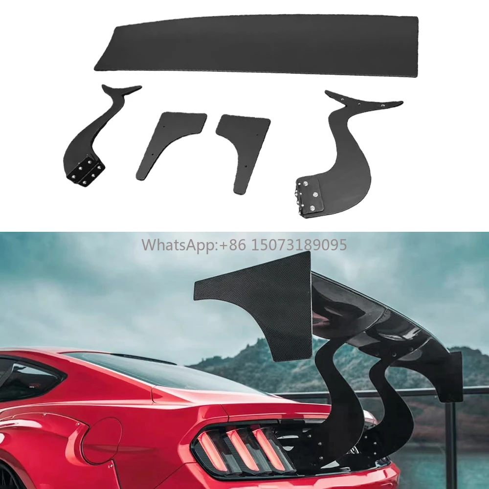 

Carbon Fiber GT Style Rear Trunk Spoiler Wing for Ford Mustang 2015-2022 Years Rear Wing