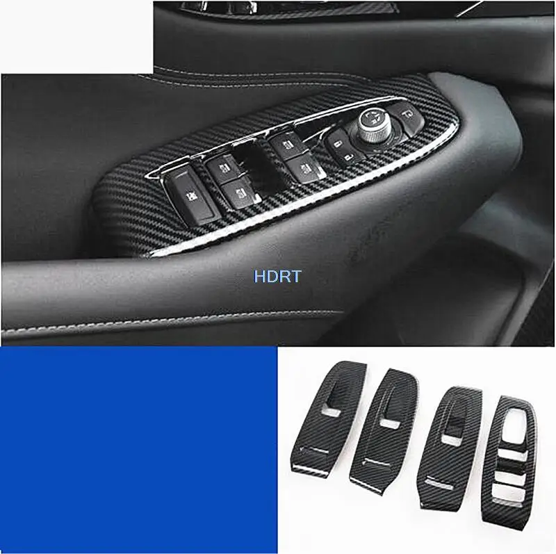 Whole Interior Carbon Fiber Gear Shift Knob Box Steering Button Decoration Cover Trim For Subaru Outback 2021 2022 Car Styling