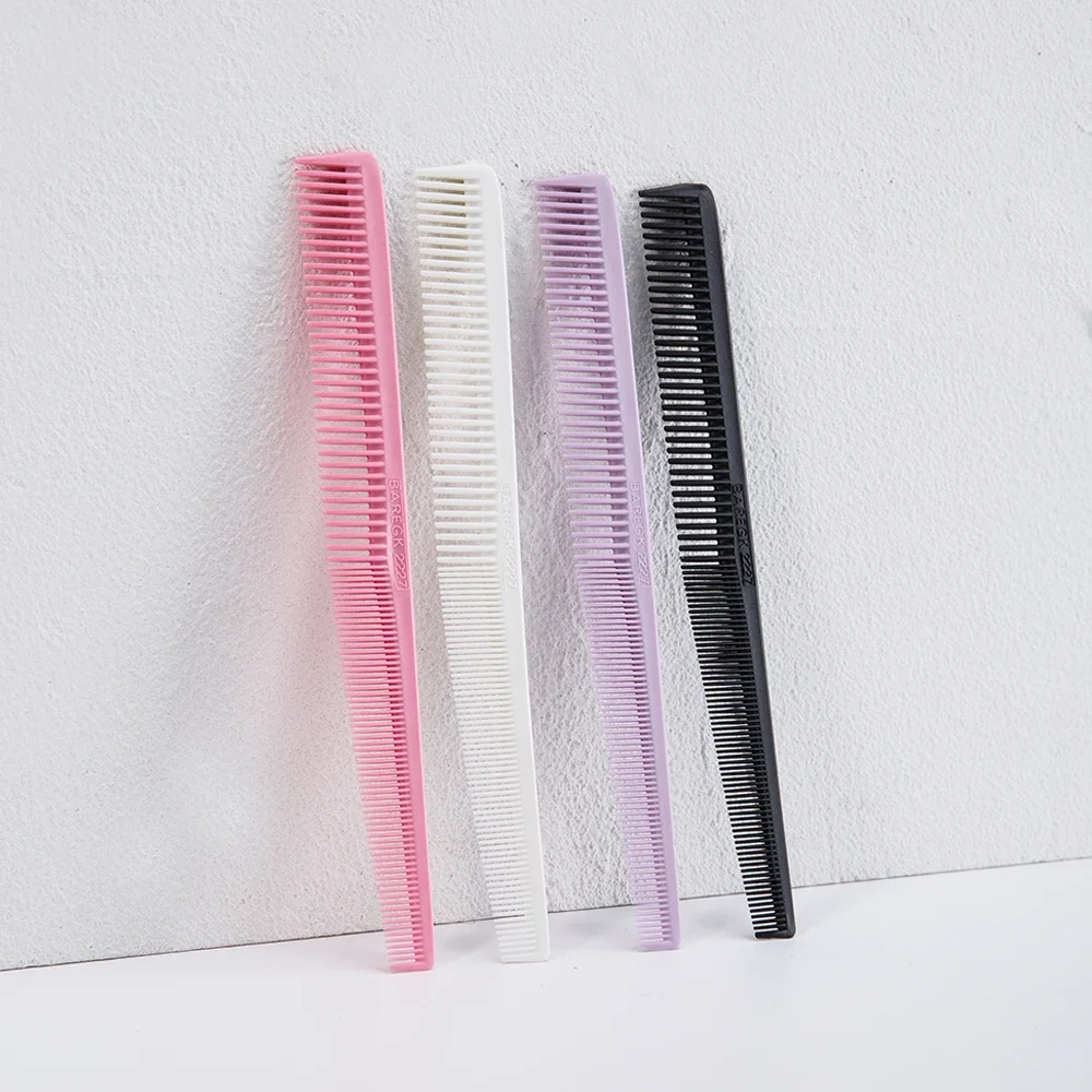 1 قطعة مشط تصفيف الشعر الاحترافي لصالون الحلاقة ، مشط زاوية حافة مضاد للكهرباء الساكنة ، قصة شعر مسطحة ، أدوات تشذيب التصميم ، مشط الأسنان