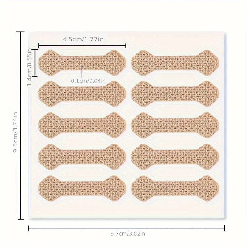 50 patchs de réparation des ongles, soins des ongles et des pieds sans alcool pour les ongles endommagés et décolorés, favorise la croissance et l'apparence saine