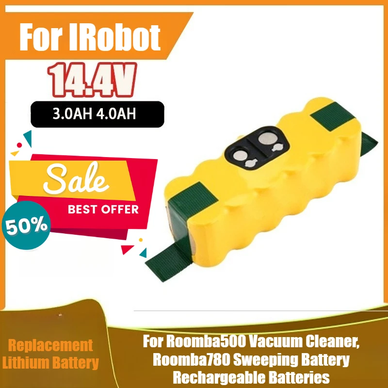 

For IRobot Roomba500 Vacuum Cleaner, Roomba780 Sweeping Battery Rechargeable Batteries