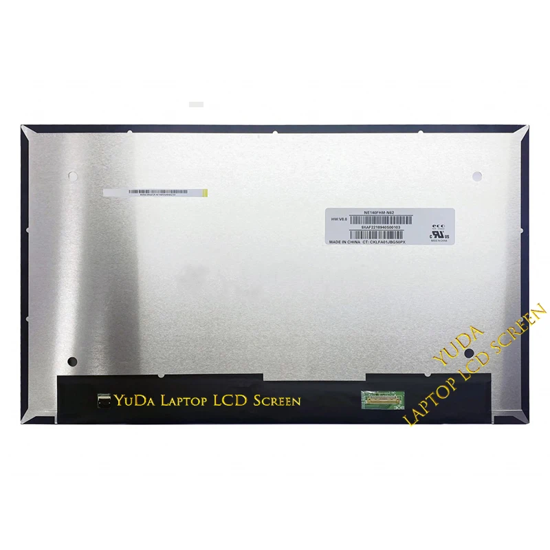 14 Inch Laptop LCD Screen NE140FHM-N62 V8.0 Display Matrix Panel Replacement FHD 1920x1080 IPS 96% DCI-P3 eDP 30 Pins Non-Touch