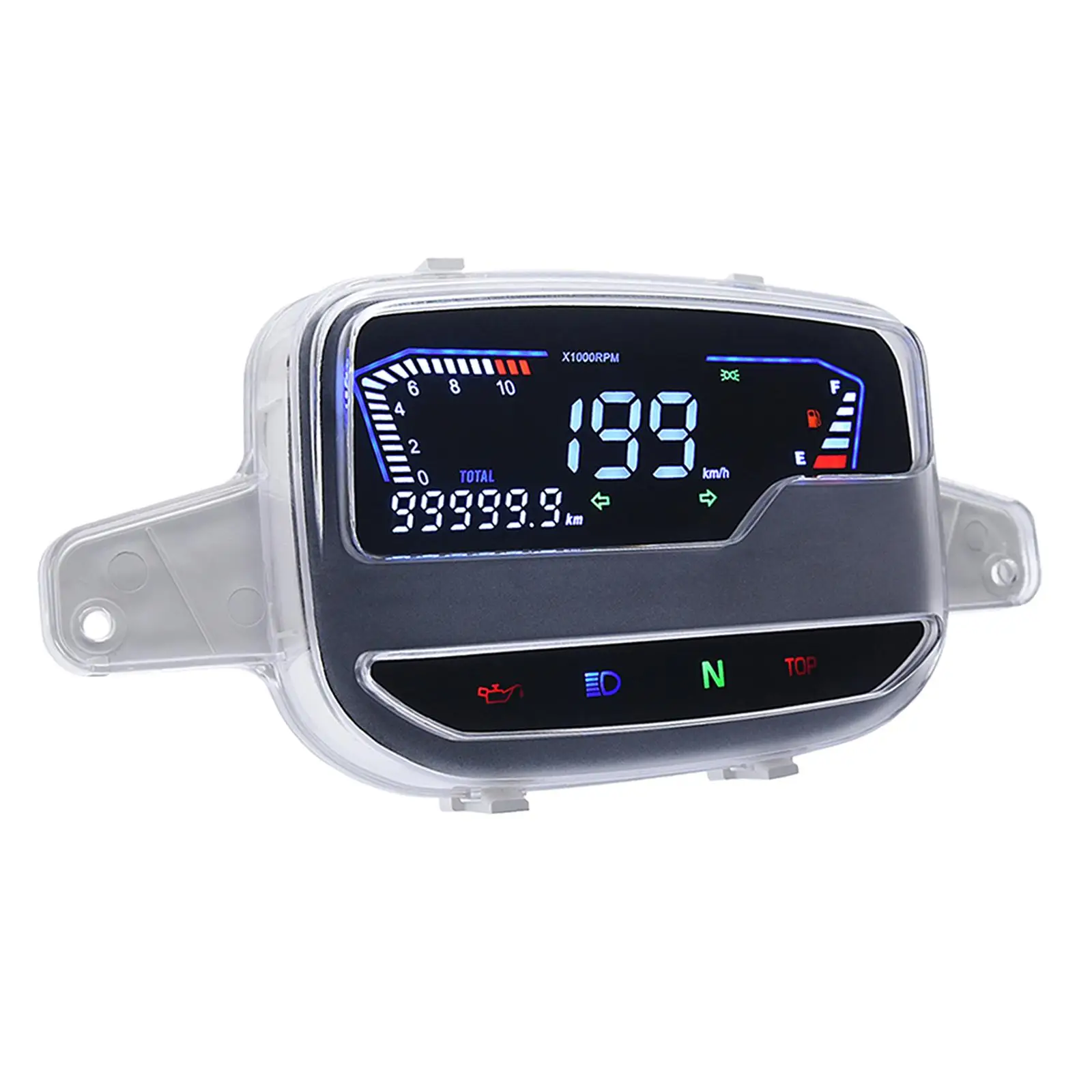 

Digital Motorcycles Speedometer Indicator Light Odometer for Yamaha SS2