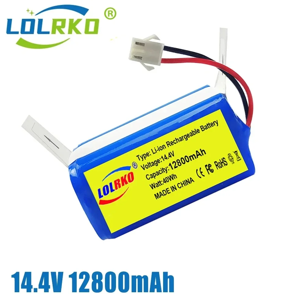 

14.4V 12800mAh Li-ion Battery for Conga Excellence 950 990 1090 1790 1990 Deebot N79S N79 DN622 Eufy Robovac 11S 12 X500