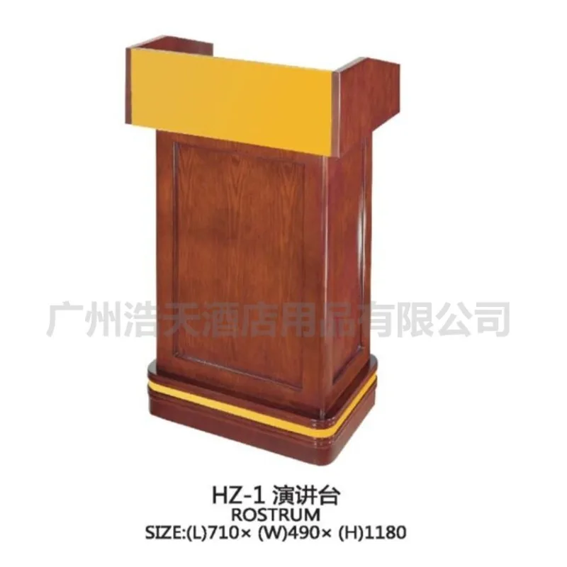 European-style podium, wooden multimedia podium PHZ-1 hotel information desk