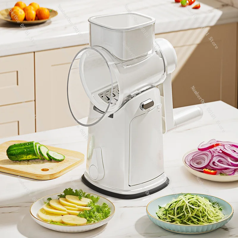 Multifunctional vegetable cutting artifact Hand roller Kitchen silk wiper Slicer Potato grater Shredding popular household