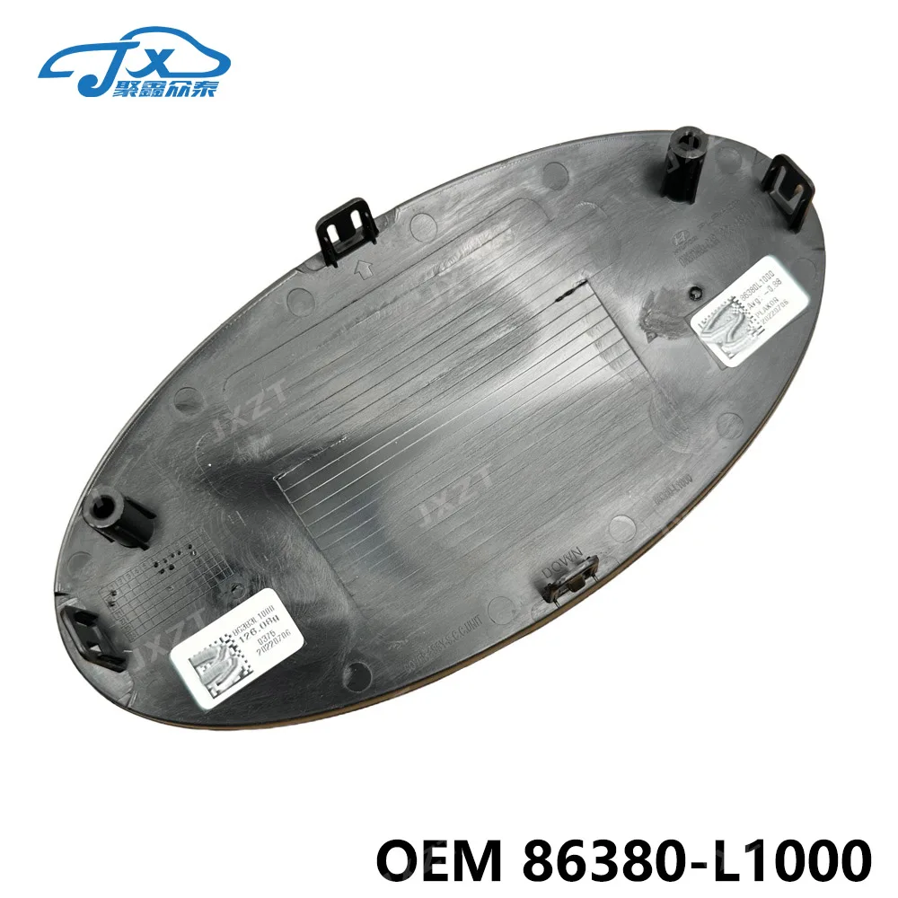 JXZT For sonata DN8 front middle grid H logo SCC cover plate acc cruise module covered with ceramic logo OEM 86380 L1000