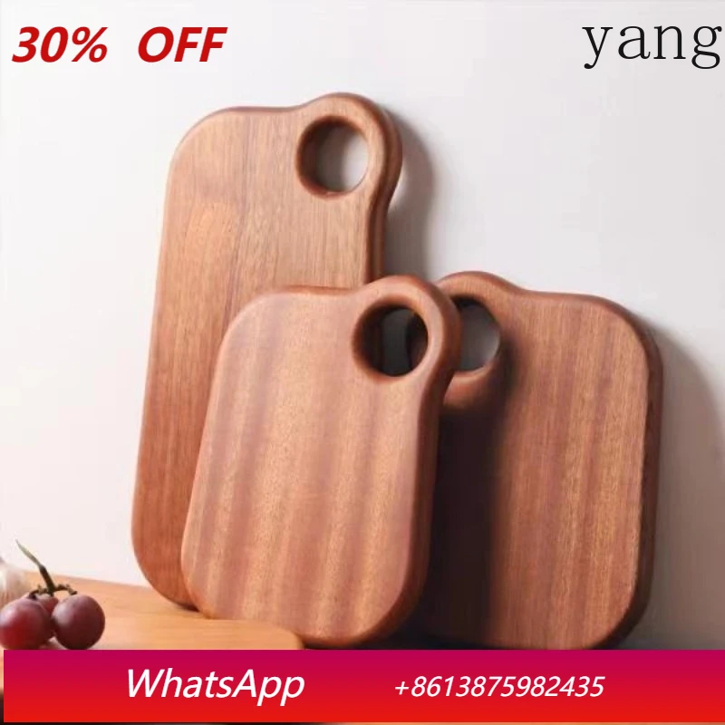 

LMM household double-sided anti-mildew thickened solid wood chopping board fruit complementary food cutting board kitchen use