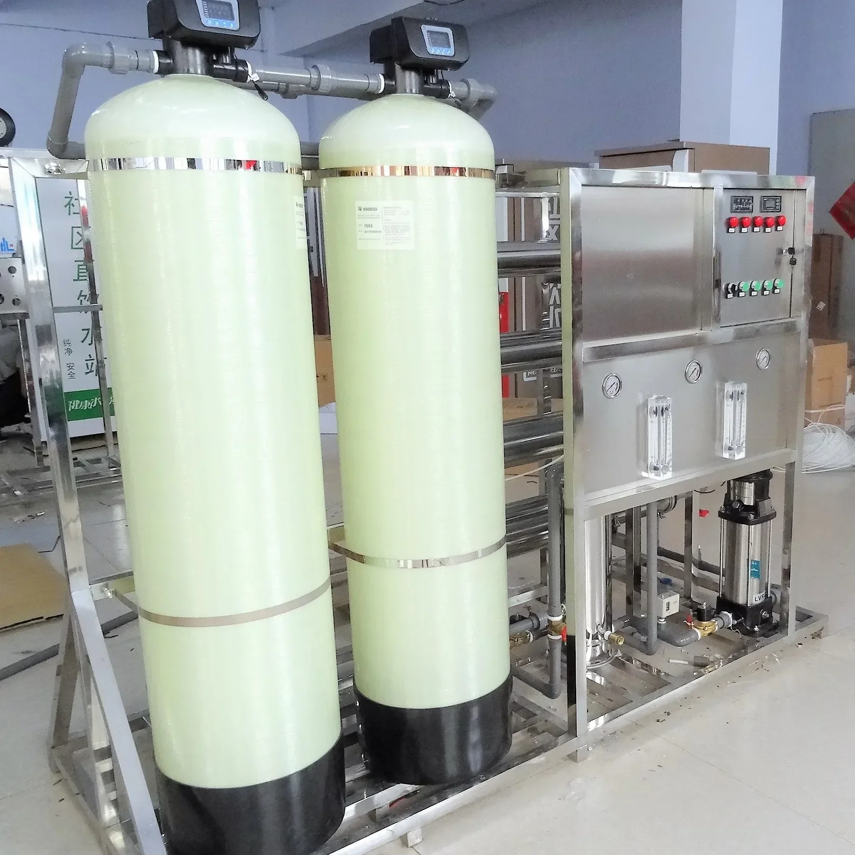 hot sales Industrial 2000l/h RO Water Purifier / RO System for Waste Water Treatment / High Quality RO Water Purification System