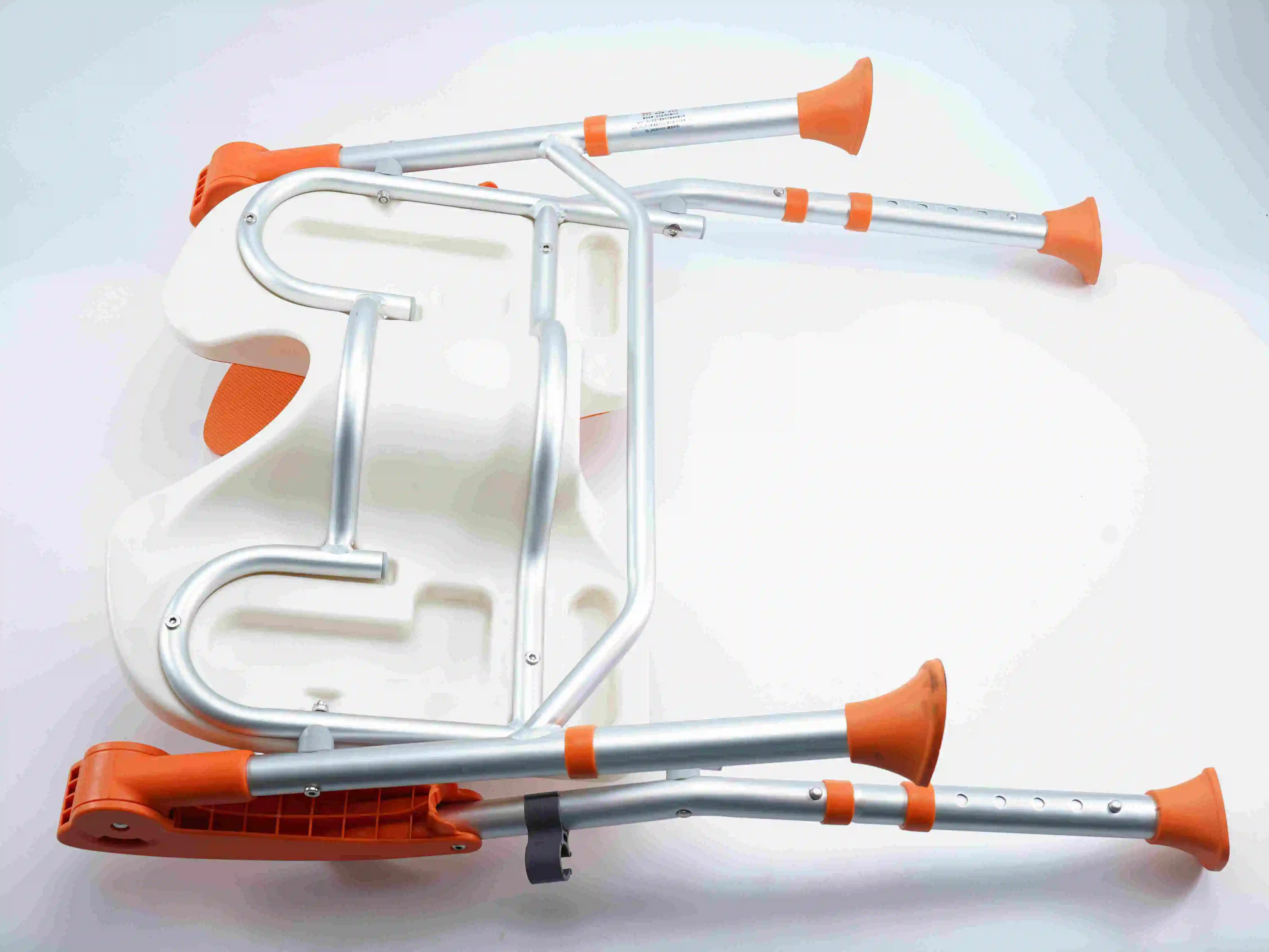 كرسي حوض استحمام مدمج قابل للطي وخالي من العوائق، حمام مستقل لمستلزمات العلاج لإعادة التأهيل