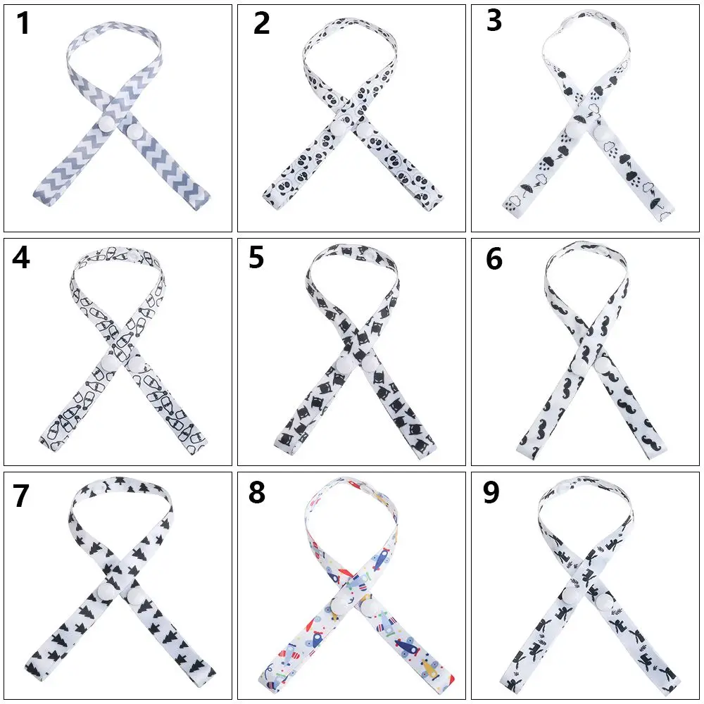 1pc Teether Toys Fixed Cute Hangers Trolley Lanyard Baby Cup Holder Bind Belt Stroller Accessories Fixing Strap Anti-lost Chain